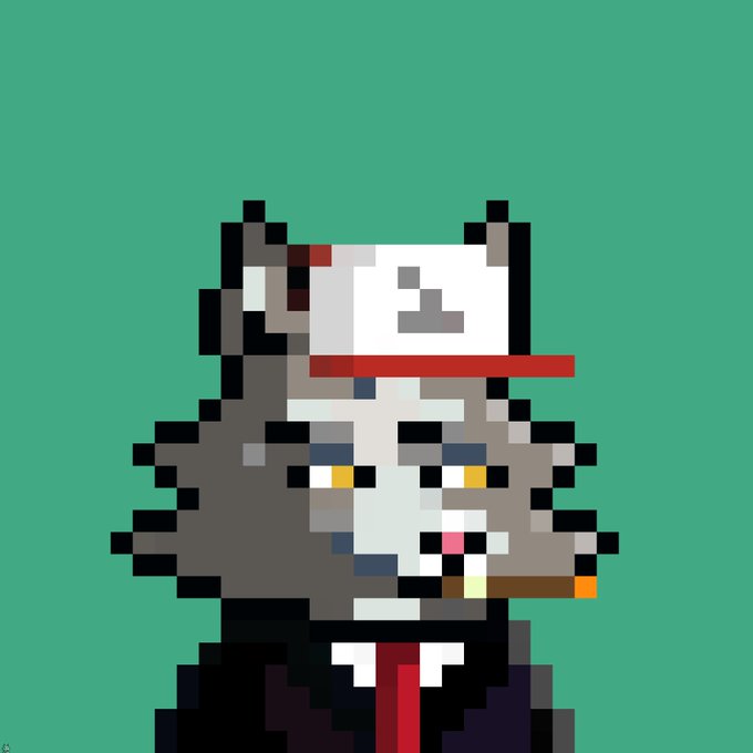 A grayscale pixel-art cat wearing a backwards white and red cap and smoking a cigar appears against a green background, serving as the "Cubz" mascot referenced in the "not enough Cubz" message.