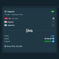 A small, low-resolution screenshot of a settings menu with language options including English, Deutsch, and other languages, showing a 'Stable' network connection status.