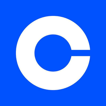 A blue logo featuring a stylized white letter "C" on a solid blue background, representing Coinbase, the cryptocurrency exchange company. The image accompanies a post advocating for the passage of the CLARITY Act, tying Coinbase's support to ongoing legislative efforts for crypto regulation.