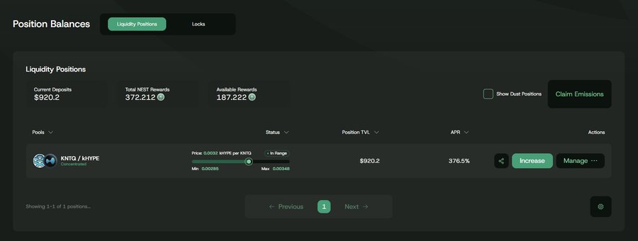 The image features a page that displays information about trading positions, specifically one called "position balance", which is a green bar showing the balance of different positions. The position balance is used for risk management purposes while executing trades. Additionally, there are two other positions visible on the screen - a "claim" and a "liquidity note". These positions appear to be related to trading strategies or managing financial transactions.