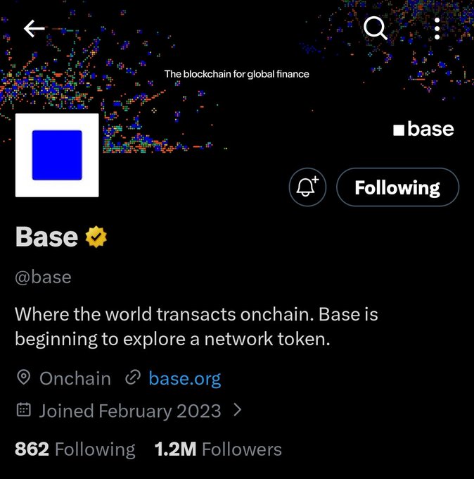 The image shows a social media post about Base, which is an organization that has been active since 2013. The post includes information about the organization's history and its purpose of creating a global network for blockchain transactions. It also mentions that the organization is currently exploring a new way to explore a network token. The conversation in the post has shifted from "if" to "when and how," as it discusses the progress made by Base over the years, their current activities, and plans for future endeavors.