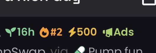 The image shows a screenshot of a text-based post, possibly from a social media platform or website. The background color of the post is gray. On the right side of the post, there are three items listed: "16h", "2k500", and "5k". The first item reads "16 h", which means that something took place for 16 hours ago. The second item is a number "2k500" written in yellow font. Finally, the third item is "5k". The post seems to be related to someone making a lot of money, as indicated by the phrase "last thing you see before making a bazillion dollars".