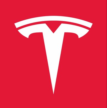 The image shows the white Tesla "T" logo on a red background, visually anchoring the post's speculation about a potential Tesla ($TSLA) and SpaceX merger. The post cites a 70% chance (via prediction market Kalshi) of the merger happening before 2028, asking followers if it could occur sooner.