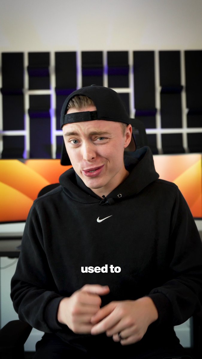 A young man in a black Nike hoodie and backward cap makes a wincing, nostalgic expression while looking at the camera, with the text "used to" overlaid on his chest. The image appears to be part of a Ledger crypto wallet advertisement, using his expression to evoke the regret of how crypto holdings used to sit idle before the app's "earn" features became available.
