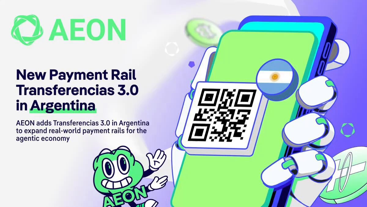 The image features a green phone with a QR code displayed, which appears to be a payment method or token. The text in the image suggests that this QR code can be used as a form of payment within Argentina's national payment infrastructure. This QR code is part of a larger system that allows for seamless transactions and payments across the country. The post emphasizes the importance of such systems in expanding the capabilities of AI agents to handle real-world commerce, enabling faster and more efficient transactions.