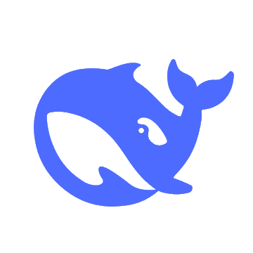 The image shows the blue whale logo of DeepSeek, the Chinese AI company that announced plans to raise prices for its API services in the post.