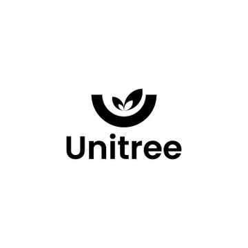 The image shows the black Unitree logo and the word “Unitree” on a white background. It represents the humanoid robot maker whose Shanghai IPO surged over 600% amid strong investor demand for the AI robotics company.