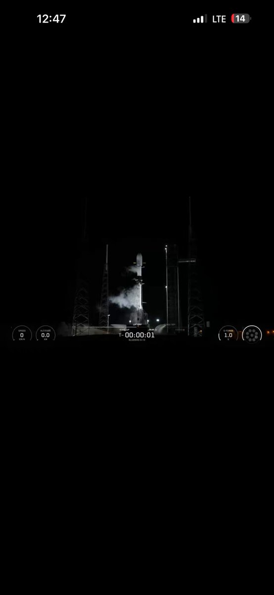 The image shows an advertisement for a new rocket launch service called "ASTS Lift-Off Successful" that has just taken place, with the successful launch of BlueBird 8, 9, and 10. The caption below the image highlights the positive impact this launch will have on the space industry by stating that it is a major bullish catalyst for AstSpace Mobile, which is now one step closer to expanding its direct to cell satellite network and moving toward commercial scale.