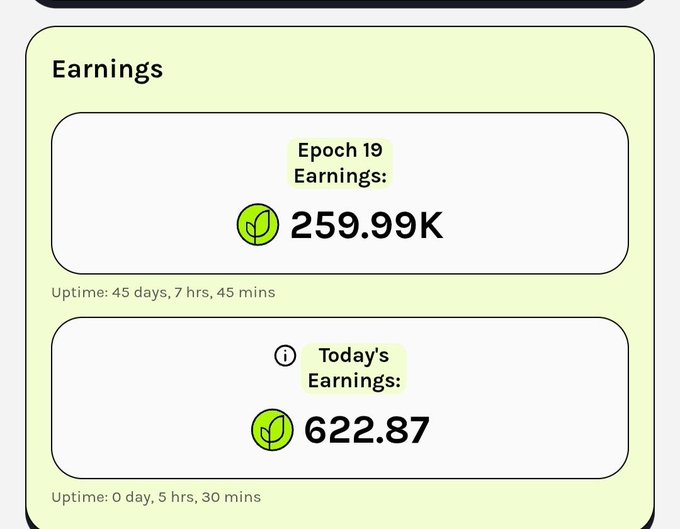 The image shows a screen displaying two columns of data regarding a game called "Epoch 19". The top column displays the number of days users have spent playing, with 6 days remaining until July 1st, while the bottom column provides the number of points each player has earned during this time. It seems that the game offers rewards in the form of points for players as they progress through the various stages of the game, possibly linked to real-life events or milestones such as the upcoming birthday party on July 1st.