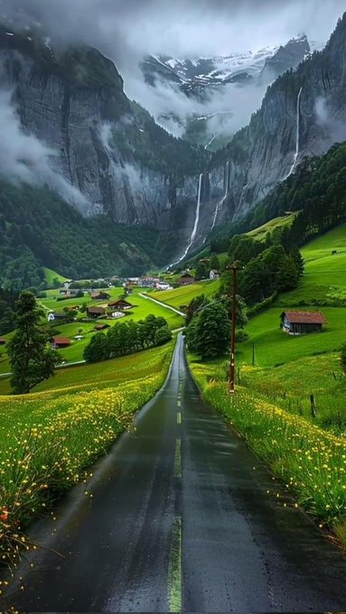 A scenic mountain road winds through a lush valley toward a mist-shrouded alpine village with cascading waterfalls, evoking the journey of trust and transparency in AI verification.

The image doesn't contain any visible text, numbers, tickers, or names. It serves as a metaphorical visual for the post's message about "Proof of Execution"—symbolizing a clear, verifiable path through complexity, much like the road leading through the misty, dramatic landscape toward a known destination.