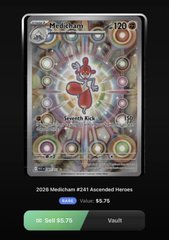 The display of an iPhone 16 Pro Max (256 GB in Natural Titanium, priced at $1,099) shows an augmented reality preview of an intricate stained glass window design from the Metropolitan Museum of Art.