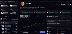 The image shows a cryptocurrency portfolio tracker displaying $50,419,330.81 in total portfolio value with various meme coins visible including SPX, GIGA, MIGGLES, and others. The dashboard features a green line chart showing portfolio growth over time alongside a news feed. This relates to the post's reference to "FOMO account" and "memes," showcasing a screen filled with speculative meme coin holdings and profit tracking.
