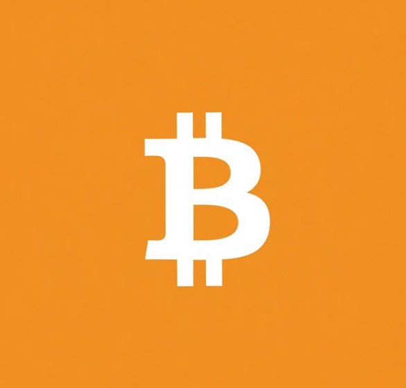 A bold white Bitcoin (₿) symbol centered on a vibrant orange background represents $BTC, the ticker highlighted in the post about whether whales will drive Bitcoin above $65K following the passage of the CLARITY Act.