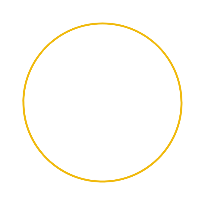 A simple, empty yellow circle on a white background, visually representing a single set with no overlap, which aligns with the post's playful claim that BNB Chain is entirely encompassed within the category of "where you find the best builders," leaving no portion outside the intersection.
