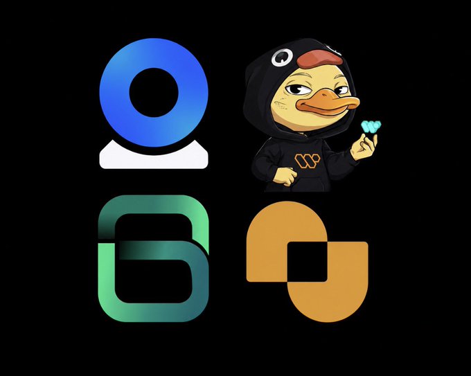 This image presents four logos arranged side by side with a cartoon duck standing next to each logo, accompanied by text explaining the purpose of these logos. The first logo is for Quackers New Panorama and the second one is for the website Quackers. Both are related to a project that focuses on finding creators based on audience quality rather than just the size of their audience. The third logo depicts an adorable duck wearing a hoodie, which may be associated with a similar project or service aimed at promoting creativity among children. The fourth logo features an unusual logo, and there is text describing it as "Not your ordinary creator". Overall, these logos are designed to catch viewers' attention and convey the concept of this unique project in the image.