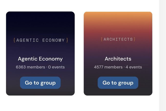 The image shows two posts about architects on social media sites, with a focus on Agent Economy and Architect Program. The post discussing Agent Economy has several mentions in different languages, suggesting international appeal. On the other hand, the post about the architect program has a smaller number of mentions (less than 5k), indicating it might not have reached as wide an audience or possibly is not as popular at this moment. Both posts are related to architecture and offer different services or opportunities for those interested in architects or architectural design.