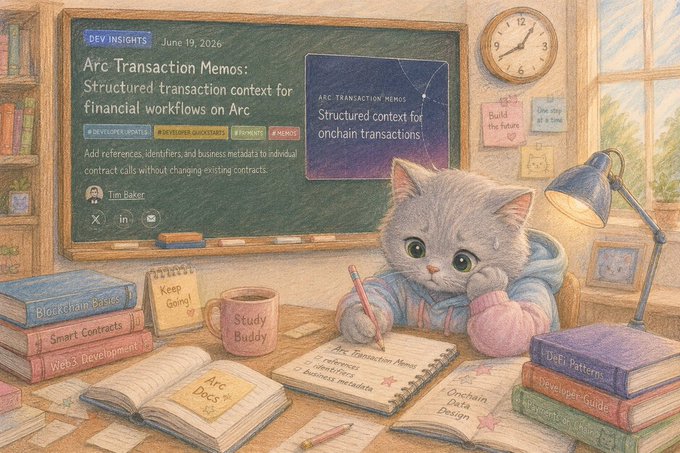 The image features a cat sitting at a desk with books, papers, and a cup of coffee nearby. The cat appears to be working or studying, as there are several books scattered around the workspace. A clock can also be seen on the wall in the background. The scene is set against a gray backdrop, which emphasizes the focus on the cat's activities at the desk.