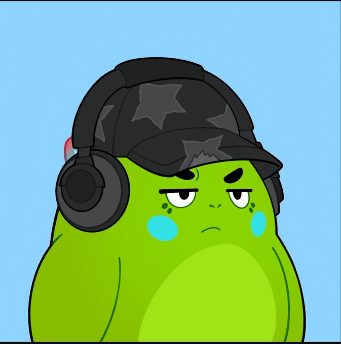 The image features a green frog wearing headphones, giving it an amusing and quirky appearance. The frog's facial expression suggests that it might be feeling angry or frustrated. The caption above the image reads "Finally grabbed a @sleepagotchi NFT after watching the ecosystem for a while Got everything sorted: • SOL wallet connected • Account setup done • Boost active Feels like one of those ecosystems where early activity could matter more than people think". This post seems to be related to an ecosystem or game, possibly involving the frog and its headphones.