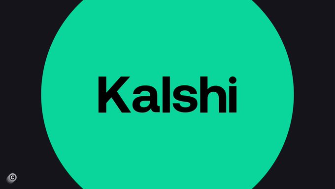 The image features a logo for a company named "Kalshi". The logo consists of a green circle with the word "Kalshi" written inside, set against a black background. Below the logo, there's text that reads "BREAKING: CFTC has just approved the first ever U.S. Bitcoin perpetual futures contracts on Kalshi!". This information is related to the post because it suggests that the company Kalshi might be involved in cryptocurrency trading or investing, as indicated by the recent approval of the first-ever U.S. Bitcoin perpetual futures contract.