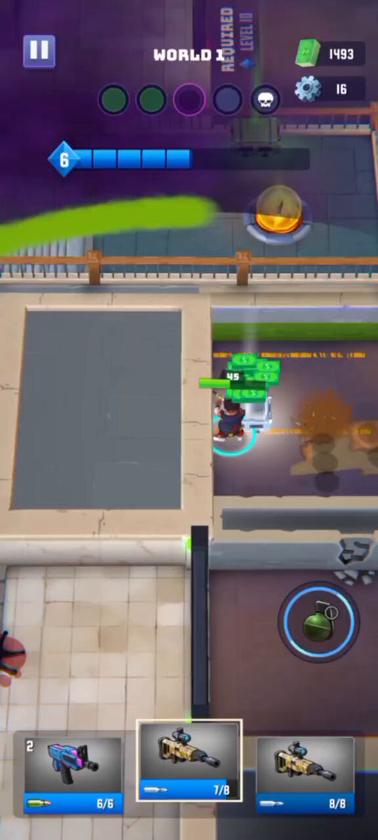 Stage 2 has players with guns handling an ongoing zombie attack, while player number 5 remains at stage 3. The player with more experience (stage 1) seems to be dominating over the less experienced player (stage 4). The game follows a strategy where players need to work together and build support structures in order to survive.