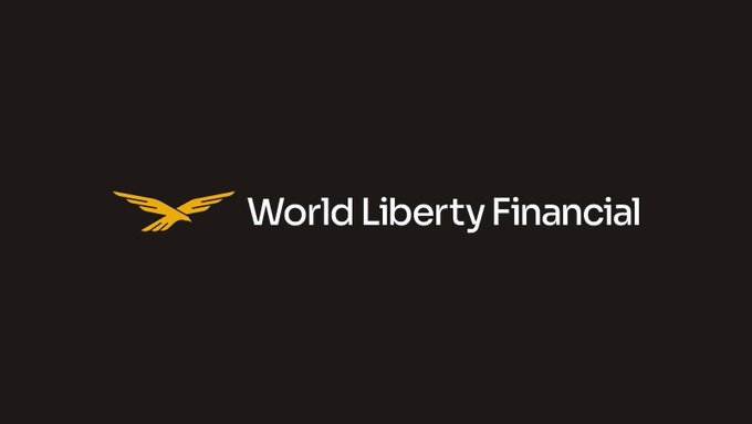 The image features the logo of World Liberty Financial. The logo has a bird with its wings spread wide and claws extended, appearing as if it's flying over a black background. The word "World" can be seen at the top of the logo, while the company name "Liberty Financial" is written below it in smaller letters. A smaller part of the image reveals that the company also paid $1,000,000 to UFC fighter UFC 250 for his performance during an event called " UFC Freedom", which was held at a White House location. This action emphasizes the connection between real-world sports and digital financial innovation by integrating stablecoins into this fight night bonus pool, showcasing how financial solutions can be made accessible through sports events.