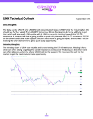Another XRP Technical Outlook document, similar to the previous, featuring a bearish price chart.