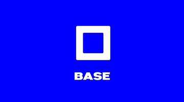 A blue background with a white outlined rectangle symbol and the word 'BASE' displayed below it.
