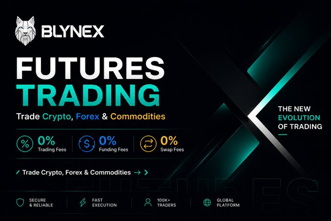 The image features a poster for a trading platform called HybrDTC, which offers trading services for Bitcoin and Ethereum. The poster displays various symbols related to cryptocurrency and trading, such as a Bitcoin symbol and an Ethereum symbol. The text on the poster indicates that the platform is focused on futures trading, with a particular emphasis on cryptocurrency trading.