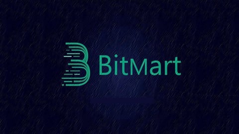 The image displays the BitMart cryptocurrency exchange logo in green text and stylized "B" icon against a dark blue background. This relates to the post's urgent reminder that BitMart is shutting down operations by the end of January 2027, requiring users to take action before the platform ceases trading services.