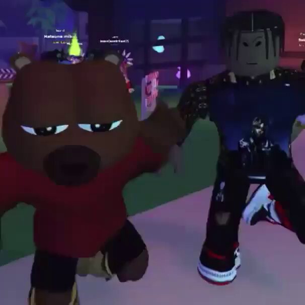 The image features two cartoon characters, a brown bear and a man with dreadlocks, standing next to each other. They appear to be engaged in an activity or pose for a photo. The caption below the image reads "WORLDCOIN more like WORLDSTARRRRRRRR". This suggests that the image is related to a post about Worldcoin, possibly discussing its features and benefits.