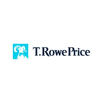The image shows the T. Rowe Price logo, featuring a blue square with a stylized ram icon next to the company name in dark text. The logo relates to the post as it represents the asset manager that has launched TKNZ, its first actively managed multi-token crypto ETF offering exposure to Bitcoin, Ethereum, BNB, Solana, XRP, HYPE, and other cryptocurrencies.