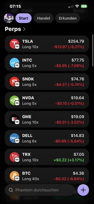 The image features a smartphone displaying information about various stocks, crypto rates, and cryptocurrency exchanges on its home screen. The main focus of the post described below the image is that not all stocks are currently trading at their peak, which may indicate market fluctuations or changes in interest among investors.