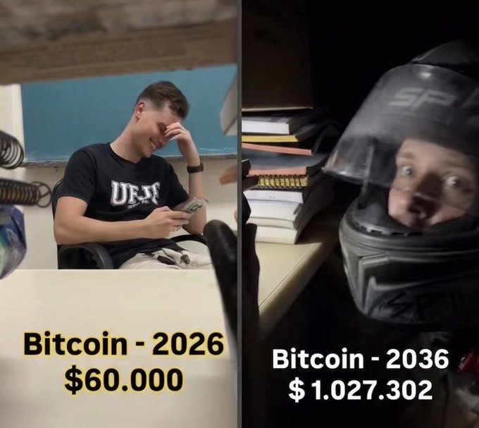 The image shows two different views of a person wearing a helmet, with one view being a close-up of the person's face while the other view is an aerial shot of the person and their surroundings. The caption below the image reads "Just hodl your bitcoin". This suggests that there might be some connection between the person in the image and Bitcoin or cryptocurrency, possibly related to the helmet they are wearing.