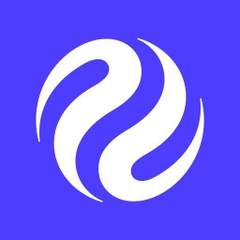 A stylized white "I" logo on a blue square background, representing the Injective cryptocurrency protocol, which the post highlights for enabling USDC spending across thousands of major brands.