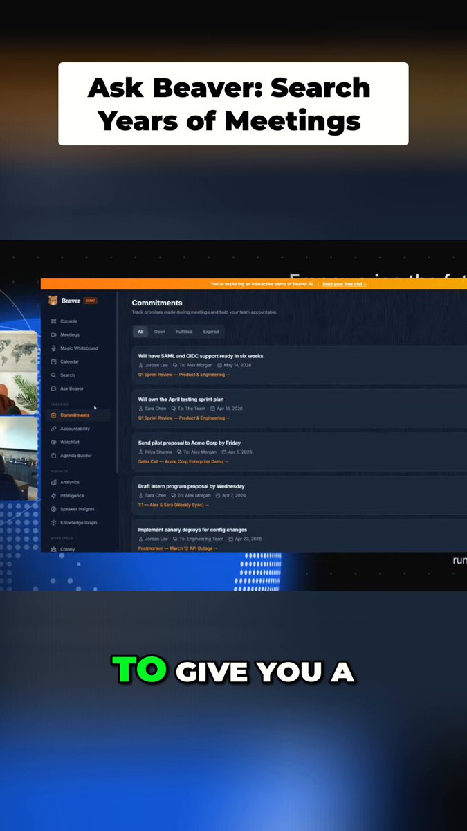 The image shows a computer screen displaying a web page with information about Beaver AI. The text on the screen reads "Focus on what is in the image and how it relates to the post". This suggests that the viewer should pay attention to the content of the image, as it may provide valuable insights or context related to the post's topic.