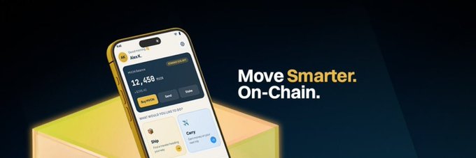 Promotional banner for the SoFi app featuring a smartphone displaying the interface and the tagline 'Move Smarter. On-Chain.'