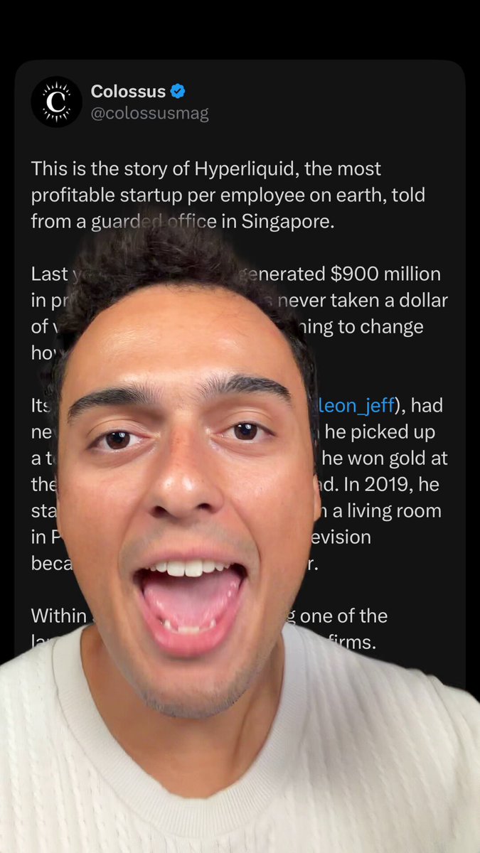 The image shows a man with his mouth open, making a funny or surprised face while looking at the camera. The caption below him reads "Utility coins are a SCAM". This statement suggests that the man might be discussing the concept of utility coins in relation to the post about Jeff Bezos and Hyper Liquid. Utility coins are a type of cryptocurrency designed for providing users with a stable, predictable source of income through the use of smart contracts. The image could be interpreted as a humorous commentary on the idea of utility coins being a scam or not having any real value.
