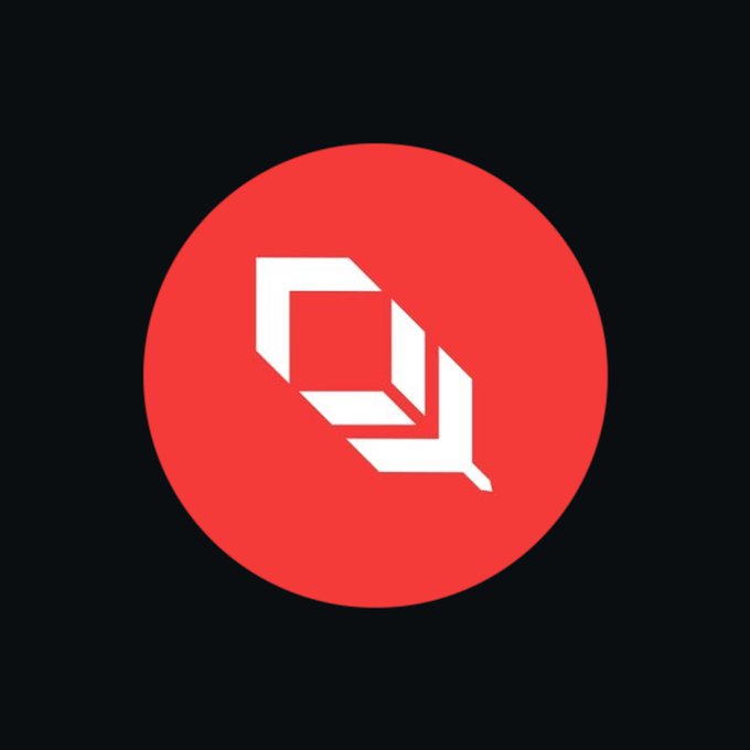 A stylized white leaf-like logo set against a red circular background on a black canvas, visually representing Plume—the blockchain project featured in the post discussing its recent meeting with the SEC regarding regulatory frameworks for onchain vaults.