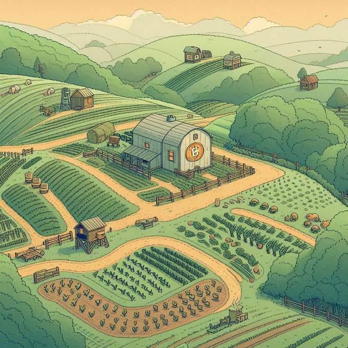 The image depicts a farm scene, featuring a large barn surrounded by green fields and trees. The farm appears to be located in Kentucky, as indicated by the text "GM fellow farmers Kentucky is now fighting prediction markets while Trump says states have no say." The farm also has a tractor parked nearby, suggesting agricultural activities are taking place on the property.

The post includes a timeline of events related to GM and prediction markets, with the image being used as an illustration for this post. The text "A red state beefing with Trump over Polymarket" is present in the image, which could be interpreted as a reference to the Kentucky Farm Bill or a similar agricultural event.