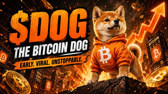 The image features a dog dressed up as Bitcoin, wearing an orange hoodie and standing next to a building filled with Bitcoins, indicating its association with Bitcoin or cryptocurrency culture. The post suggests that this image should be valued like a cultural asset rather than just a random meme or joke about Bitcoin. It is intended to highlight the importance of understanding Bitcoin's relevance beyond casual humor and to promote the idea that the $DOG meme represents more than just a humorous representation of Bitcoin or an early meme on the platform, which can help spread awareness and appreciation for the cryptocurrency market.