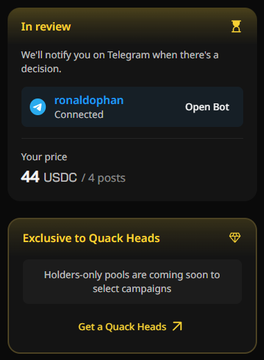 The image shows a screenshot of a mobile device, possibly an iPhone or iPad screen, that displays information about a Twitter account named "ronaldovich connected" with another account called "open bot". The background color appears to be black. On this screen, there are several posts with different titles and descriptions related to the accounts they connect. The text in the screenshot is not provided, but it seems like the user has recently made or applied some changes to their Twitter connections.