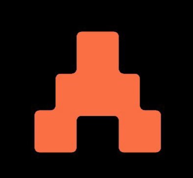 An orange pixel-art letter "A" on a black background, resembling a stylized logo or icon. The image appears to be the visual mark of "The ARCTERMINAL" referenced in the post, which discusses verifying crypto projects and AI systems that train on user data.