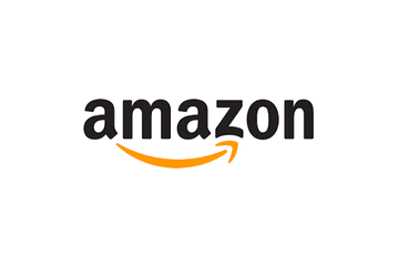 The image displays the Amazon logo, with its distinctive lowercase "amazon" text and orange smile arrow underneath. This relates to the post's comparison of Ripple to Amazon, as Brad Garlinghouse draws a parallel between Ripple's role in building crypto/financial infrastructure and Amazon's evolution into a foundational e-commerce platform.
