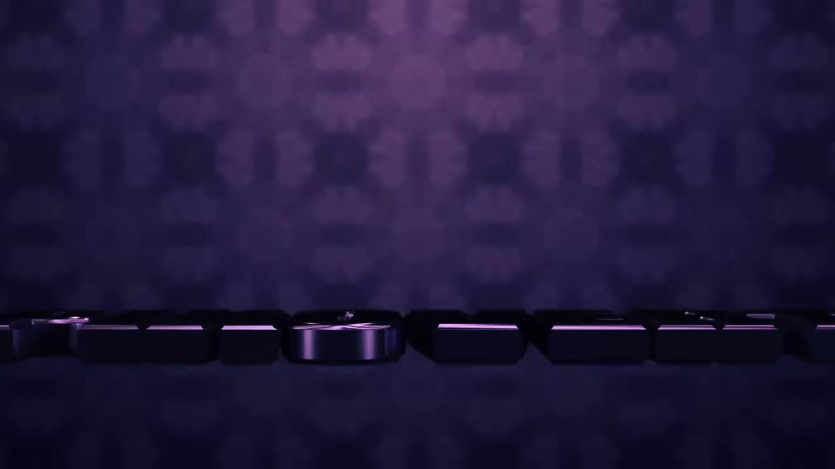 The image features a purple background with black text that reads "focus on what is in the image and how it relates to $QUBIC". The text is positioned at the bottom of the frame, drawing attention to the connection between the purple background and the content displayed.