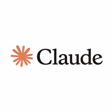 The image shows the Claude logo—an orange asterisk-like symbol next to the word "Claude" in black serif text—representing Anthropic's AI assistant, which the post references as the AI that allegedly discovered new cryptographic attack methods that could potentially threaten Bitcoin's security.