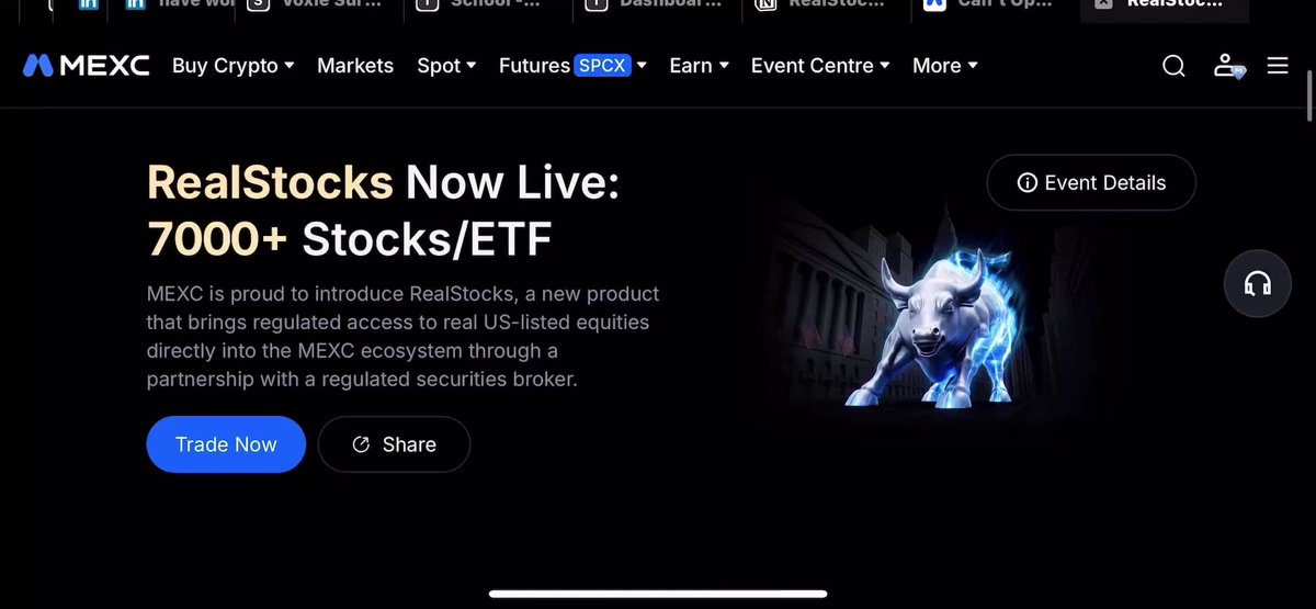 The image features a website displaying the listing of three different types of stocks purchased through a crypto app, including tokenized prices, risk adjusted weights actual exposed positions, and underlying equity exposures. The post shows that the user has bought TSLA on a crypto app, but there is confusion about what they are actually holding in the image. This confusion can be attributed to unclear differences between the three types of products being listed or not providing enough information about each product's specific details.