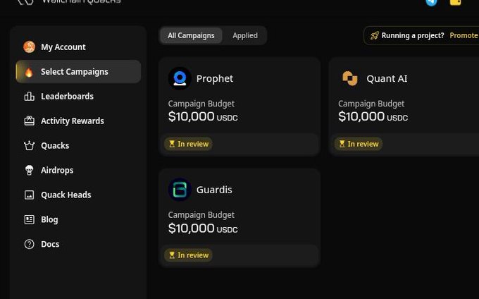 The image shows a dashboard screen with information about campaigns displayed on it. The dashboard also features two posts, one of which highlights that @wallchain's users have started selecting them for some campaigns. This suggests that they are currently prioritizing certain campaigns over others and may have a low success rate when it comes to small account users. Despite this, the wallchain community is still contributing towards the ecosystem by adding value through efficient value movement across their growing networks.