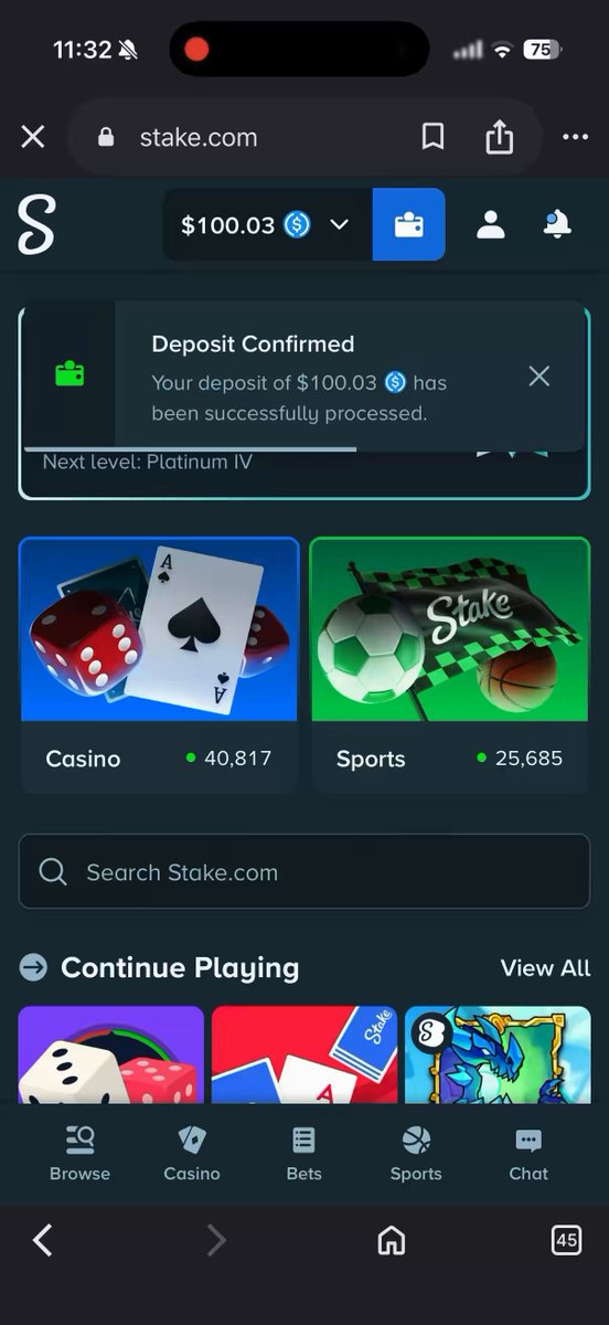 The image shows a phone screen displaying information about playing at a casino, specifically focusing on the "Dependent Confer" feature of the game. The text on the screen indicates that the player has won $1'024.