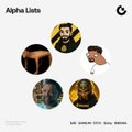 A promotional graphic for "Alpha Lists" on Gate.io featuring four circular character images, highlighting the listing announcement of $AB and $TCC tokens on the GateAlpha platform as part of BNB Chain's growing ecosystem.