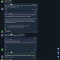 A screenshot of a social media thread discussing the $YOTS token, featuring a reply from @YOTSingularity explaining that the Grok LLM agent is "still learning the year 2022" as it continues to evolve. The image visually supports the post's claim that the Grok-based agent is actively developing and engaging with users.
